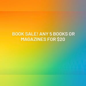COOKBOOKS 5 FOR $20